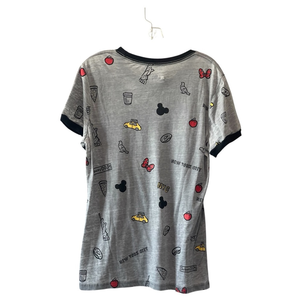 Disney Gray and Black Graphic T-Shirt - Picture 2 of 5